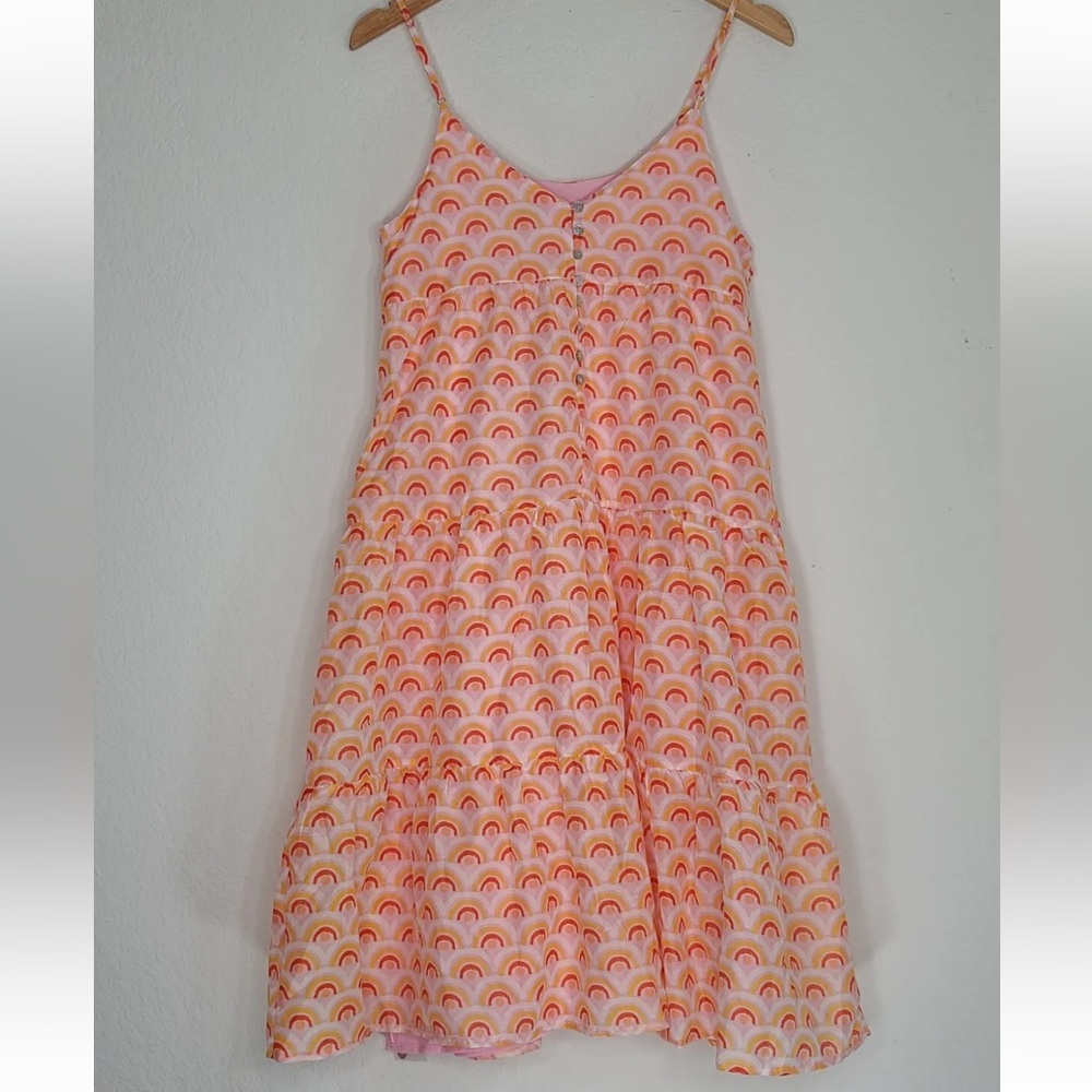 J Marie The Summer Tiered Midi Dress Size S Womens